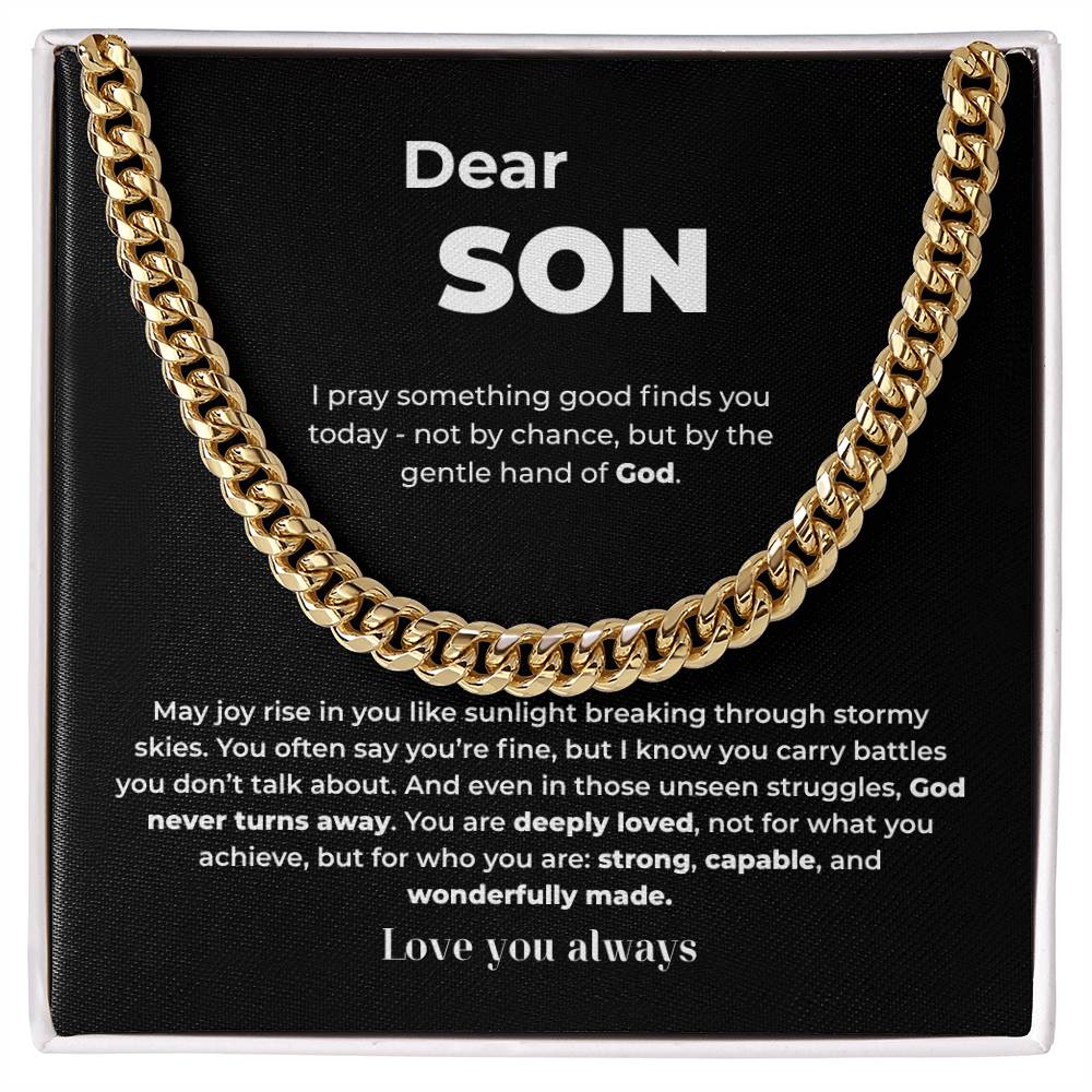 Chain Necklace for Son – Gentle Hand of God