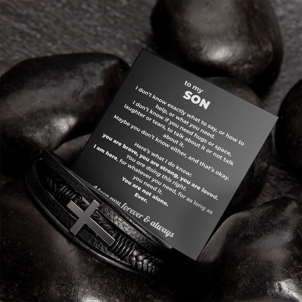 Faith Bracelet for Son – You Are Not Alone