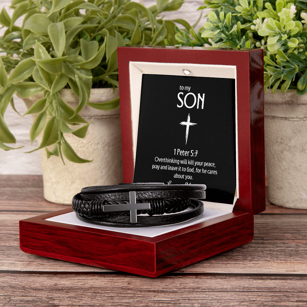 Faith Bracelet for Son – Leave It to God