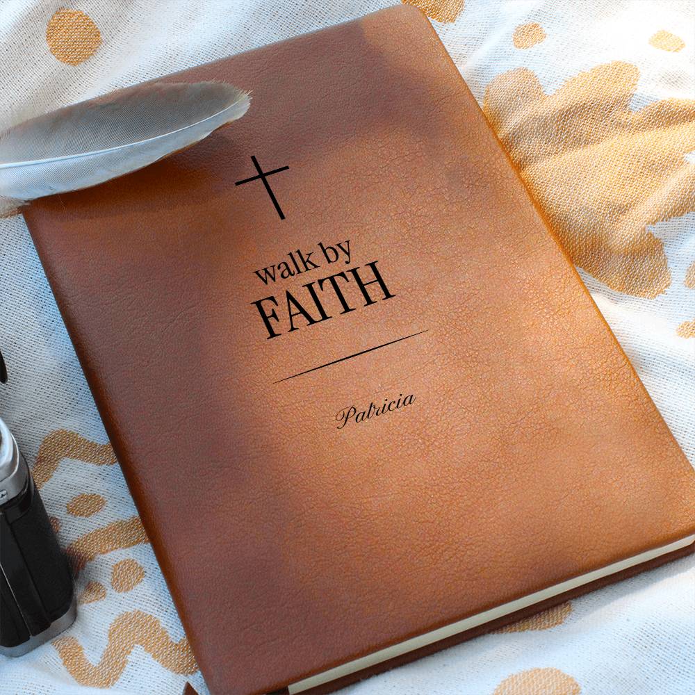 Personalized Faith Journal – Walk by Faith