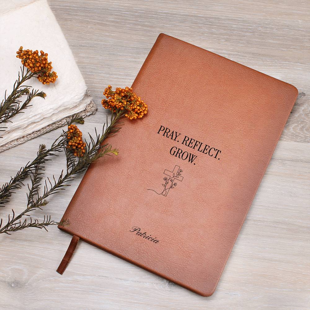 Personalized Faith Journal – Pray Reflect Grow