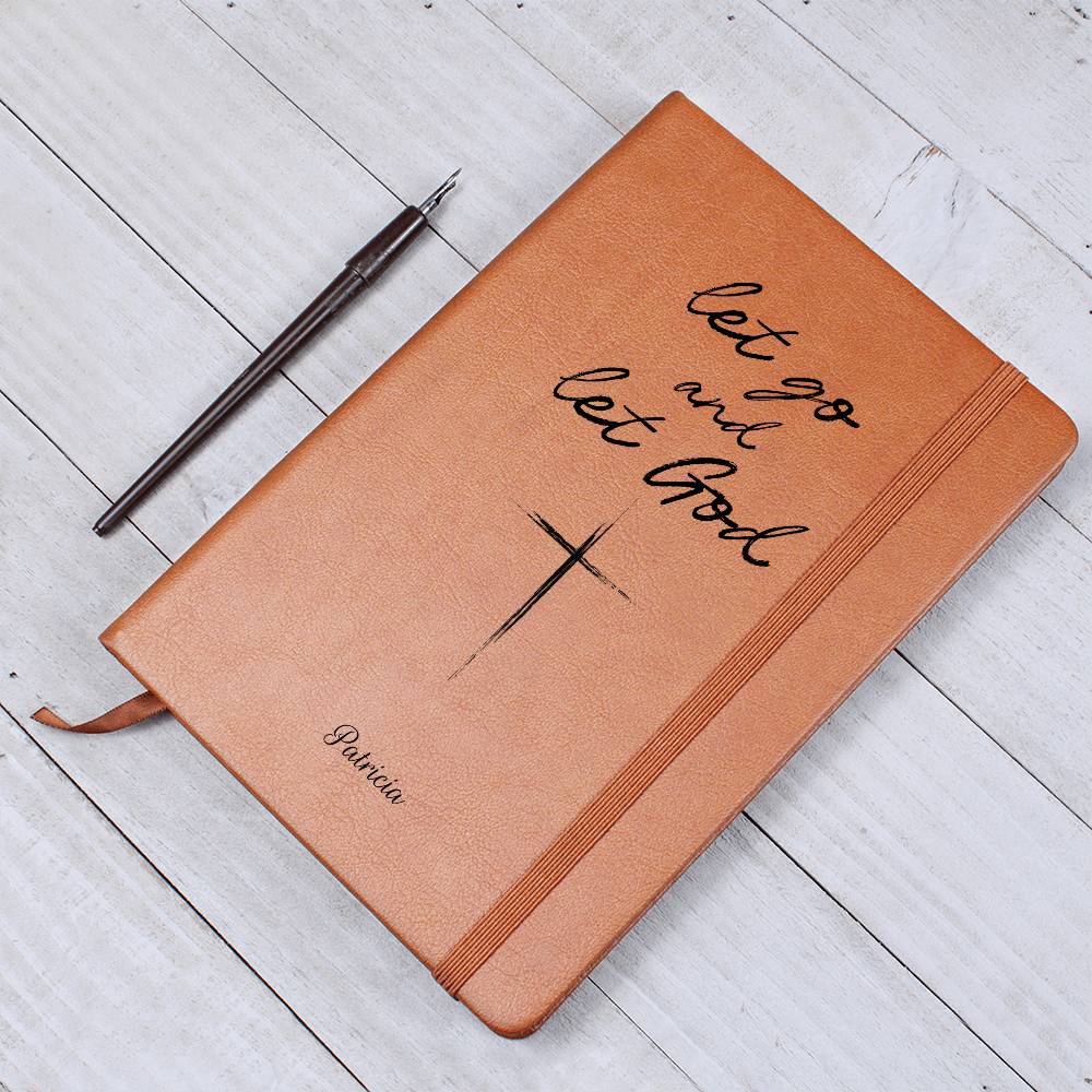 Personalized Faith Journal – Let Go and Let God