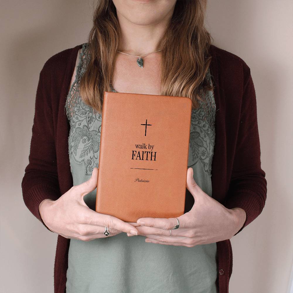 Personalized Faith Journal – Walk by Faith