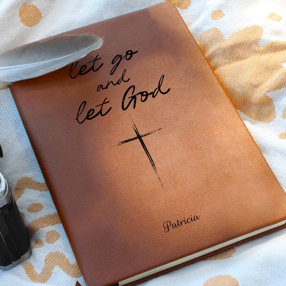 Personalized Faith Journal – Let Go and Let God