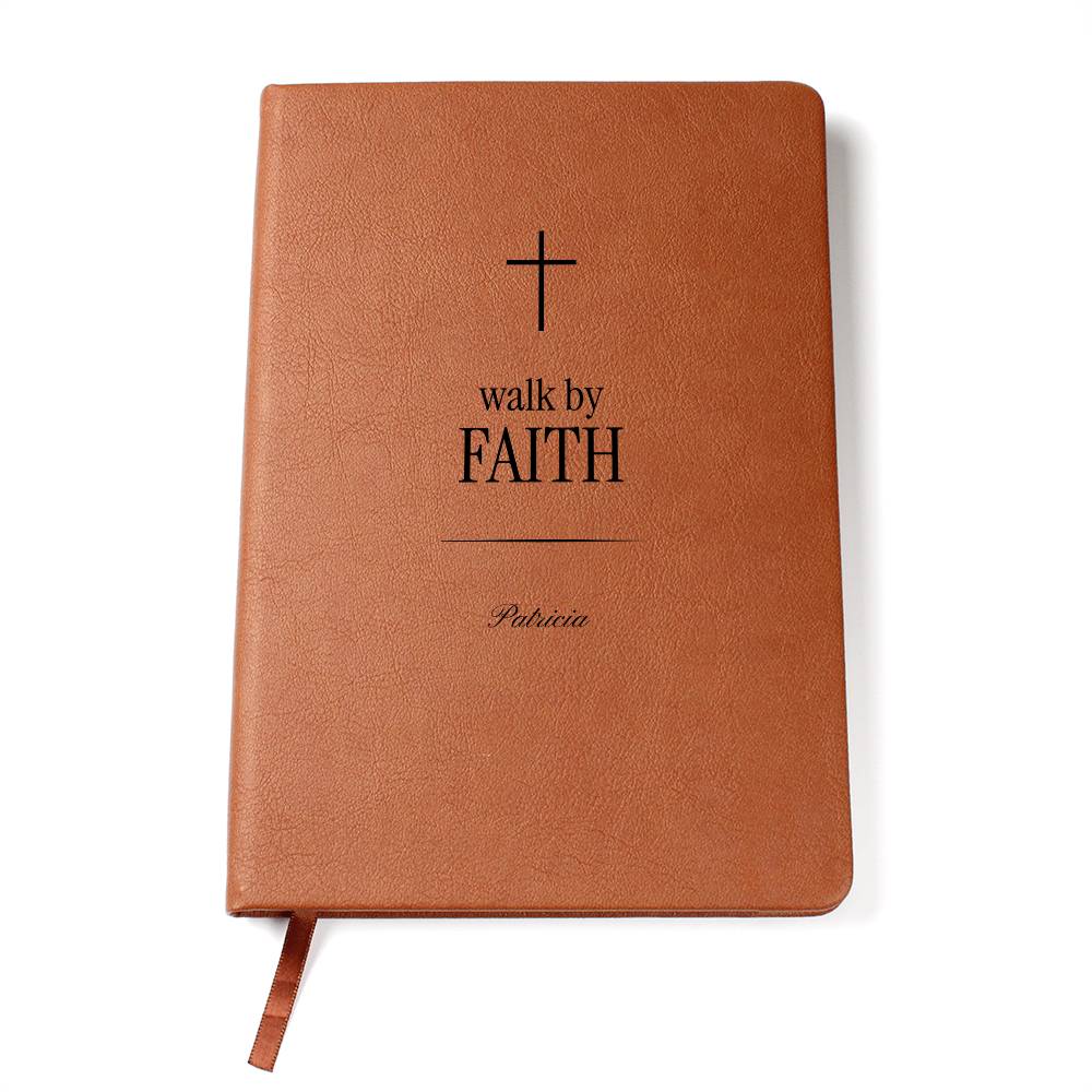 Personalized Faith Journal – Walk by Faith