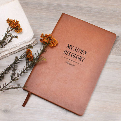 Personalized Christian Journal – My Story His Glory