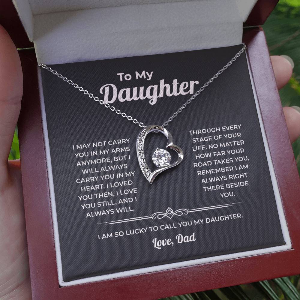 "I Loved You Then, I Love You Still" Gift From Dad - Forever Love Heart Necklace