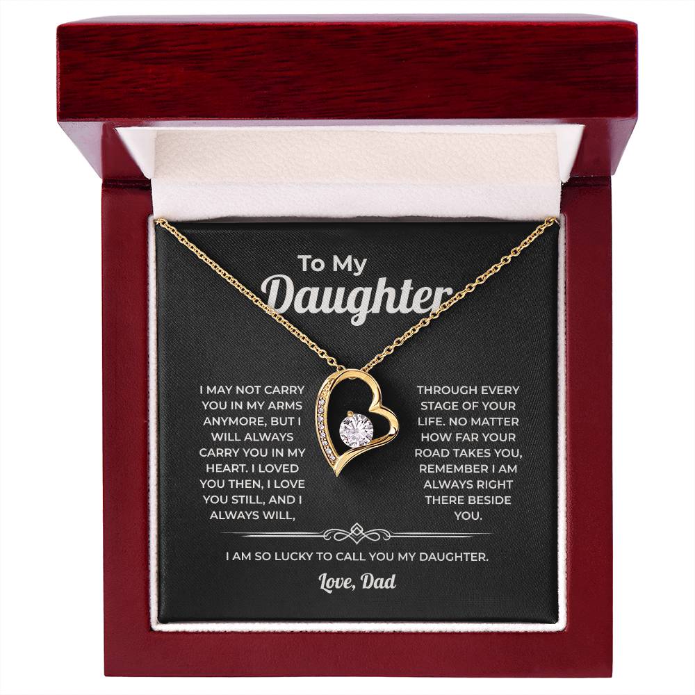 "I Loved You Then, I Love You Still" Gift From Dad - Forever Love Heart Necklace