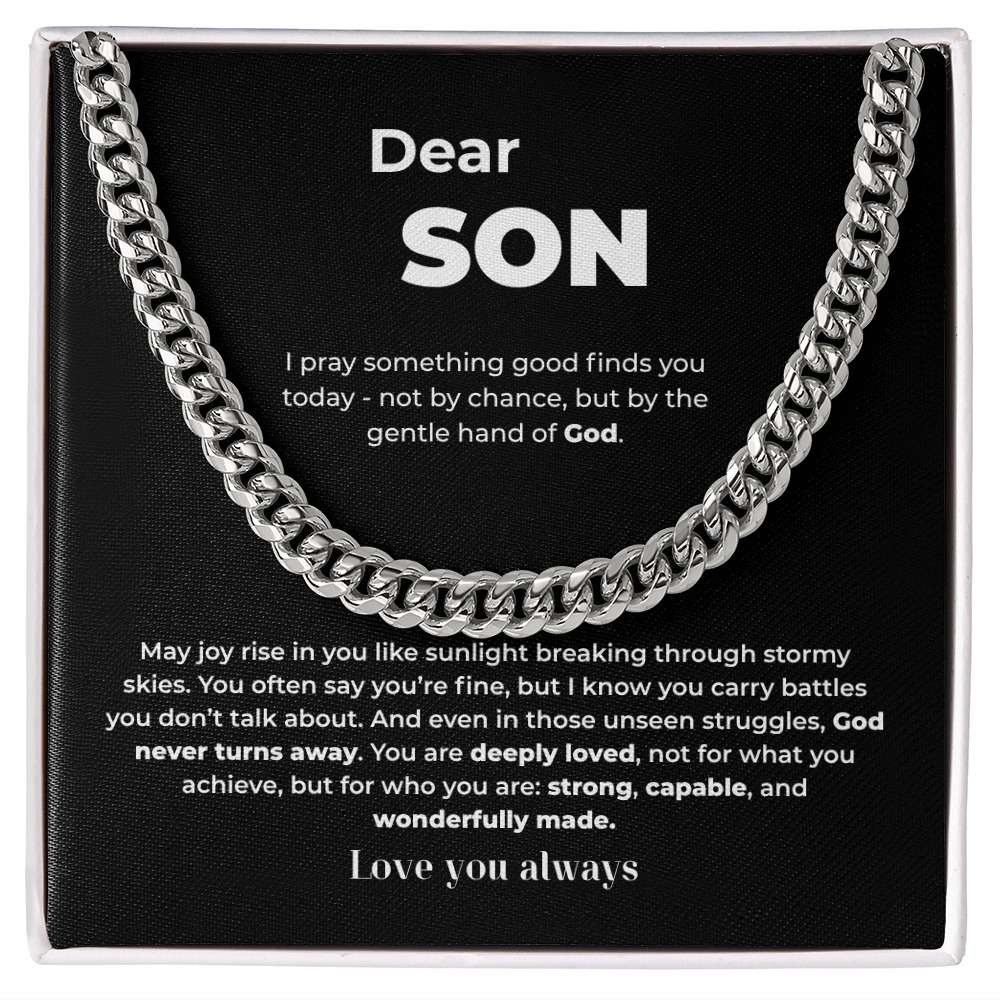Chain Necklace for Son – Gentle Hand of God