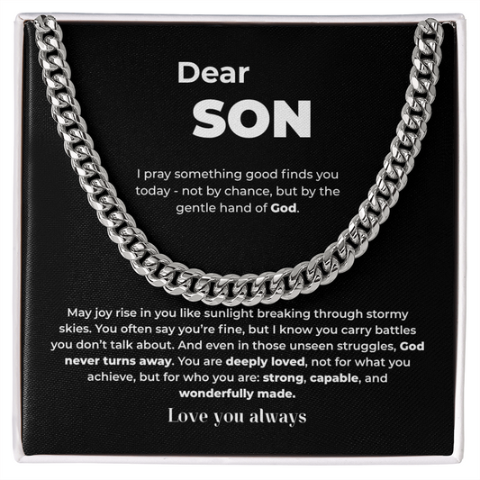 Chain Necklace for Son – Gentle Hand of God