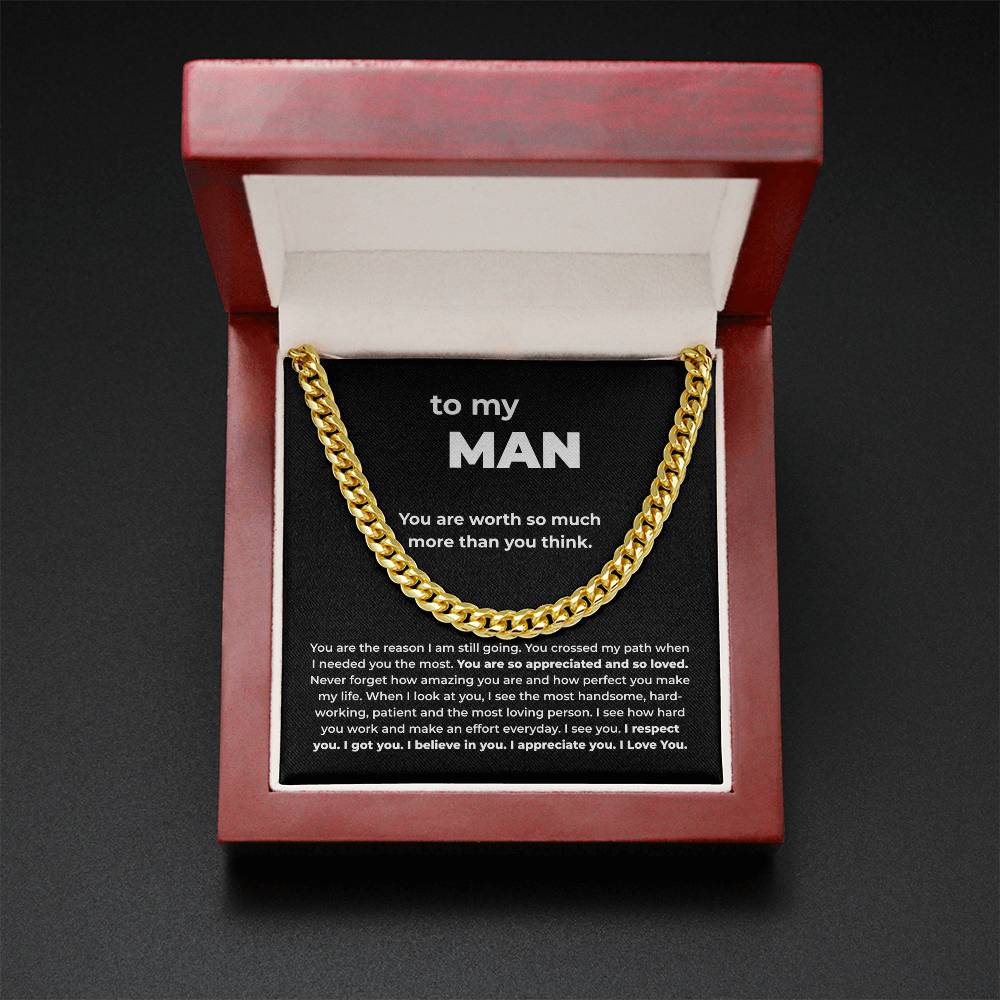 Chain Necklace for Man – You Are Worth So Much