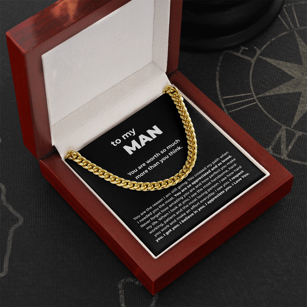Chain Necklace for Man – You Are Worth So Much