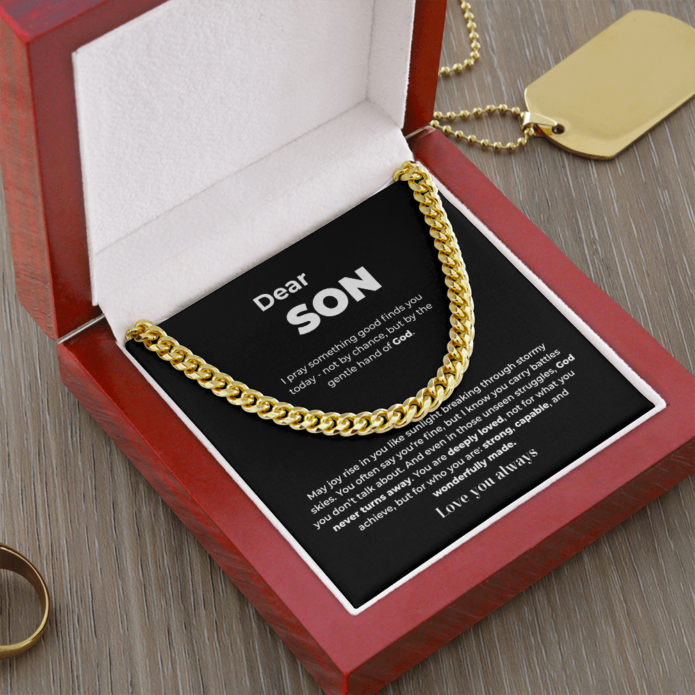 Chain Necklace for Son – Gentle Hand of God