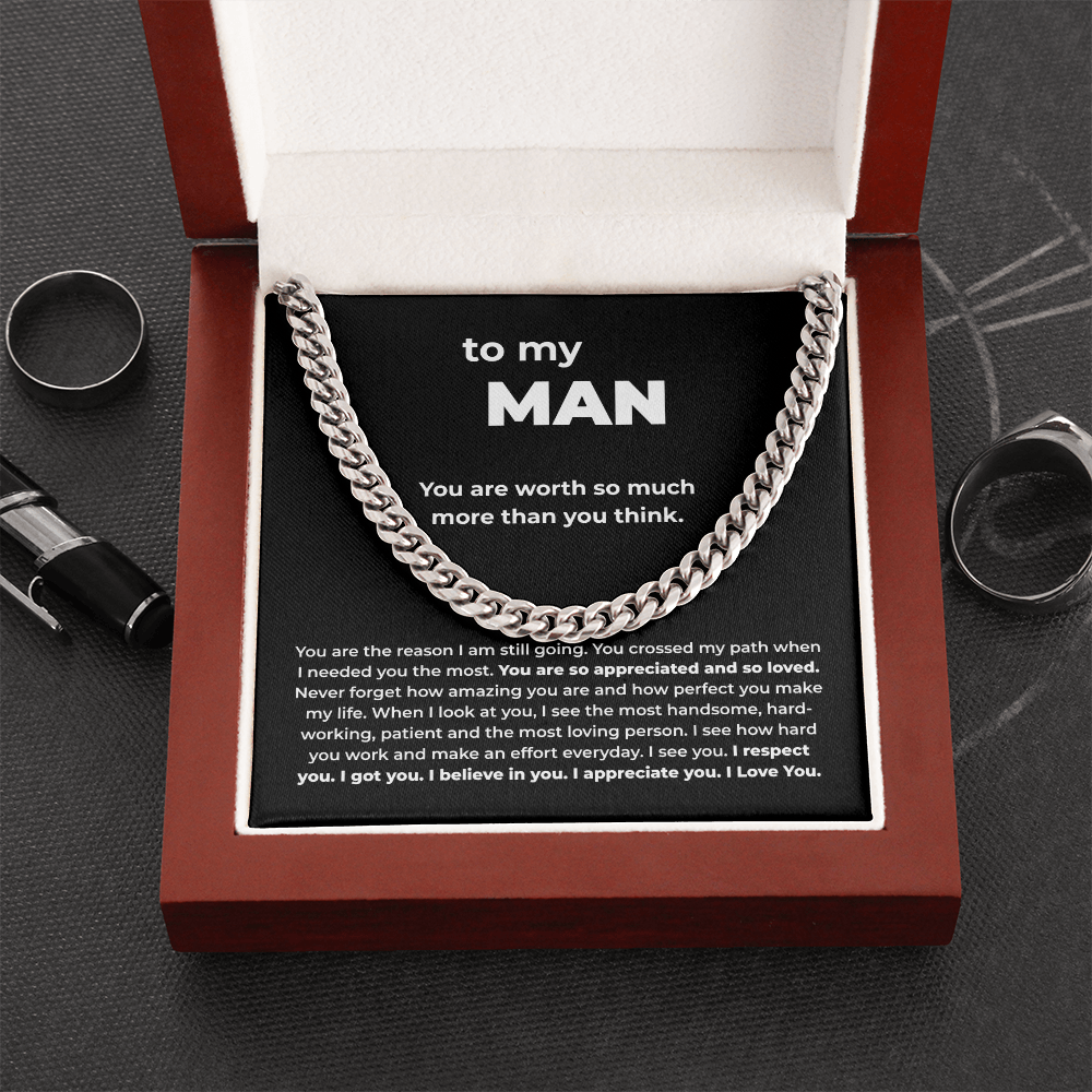 Chain Necklace for Man – You Are Worth So Much