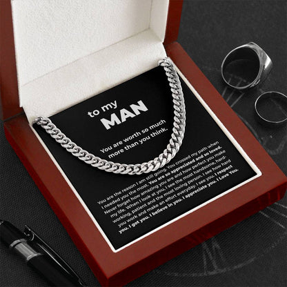 Chain Necklace for Man – You Are Worth So Much