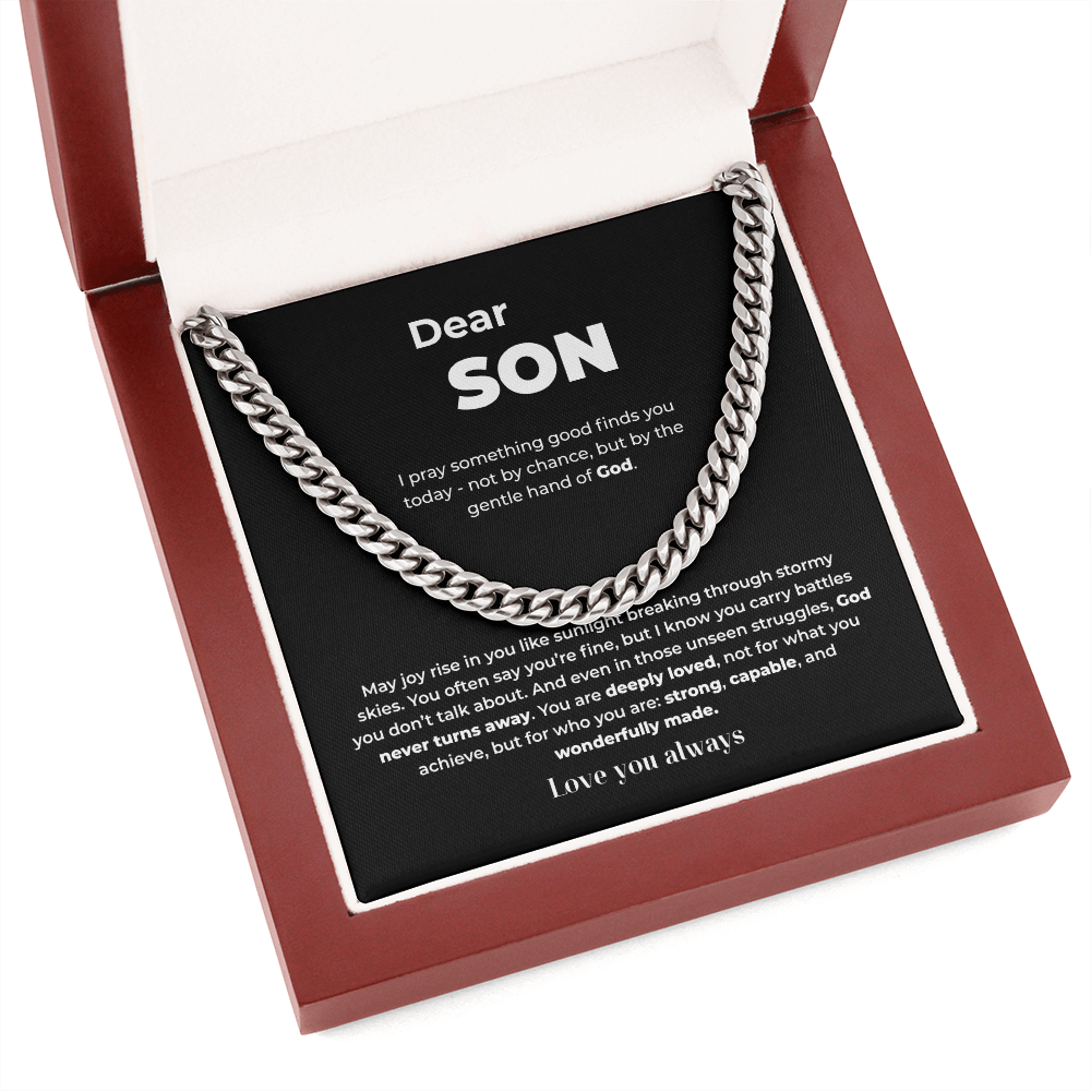 Chain Necklace for Son – Gentle Hand of God