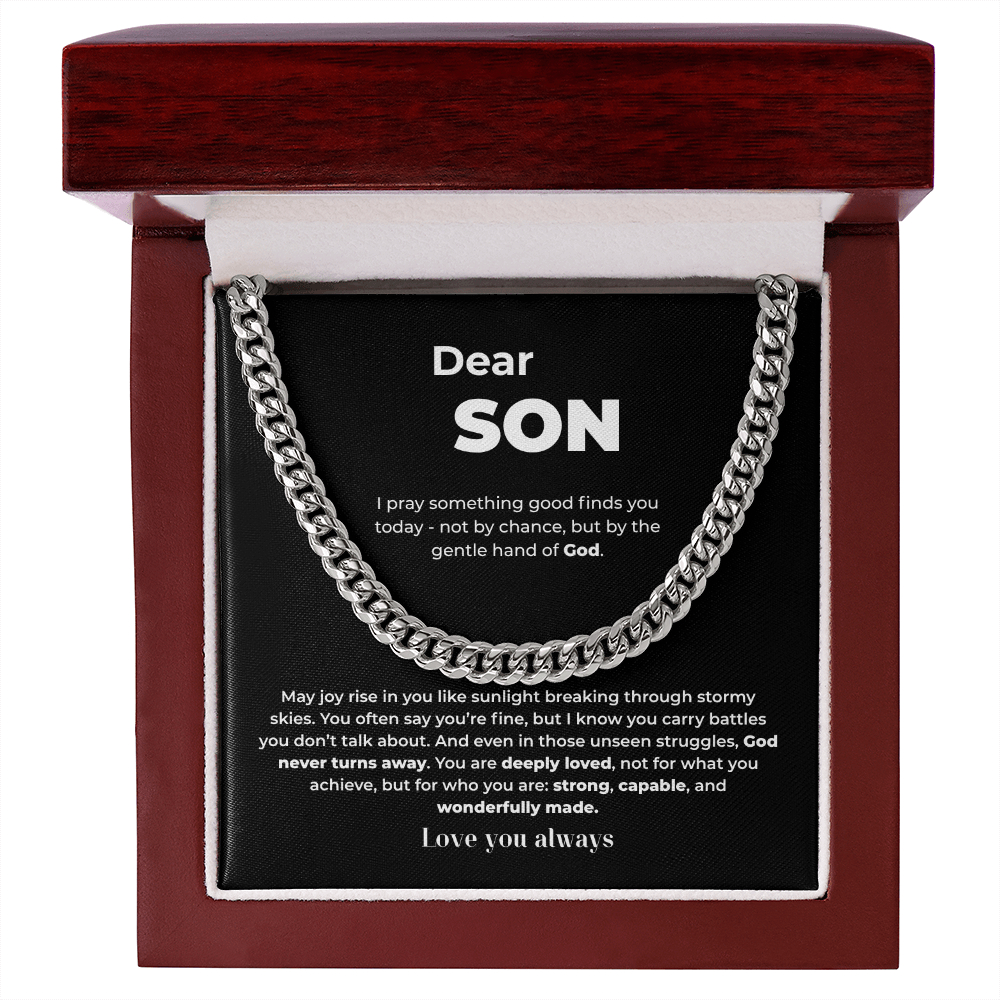 Chain Necklace for Son – Gentle Hand of God