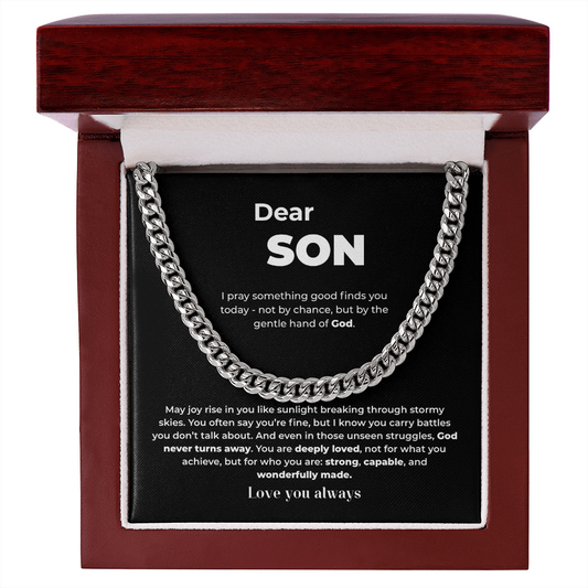Chain Necklace for Son – Gentle Hand of God