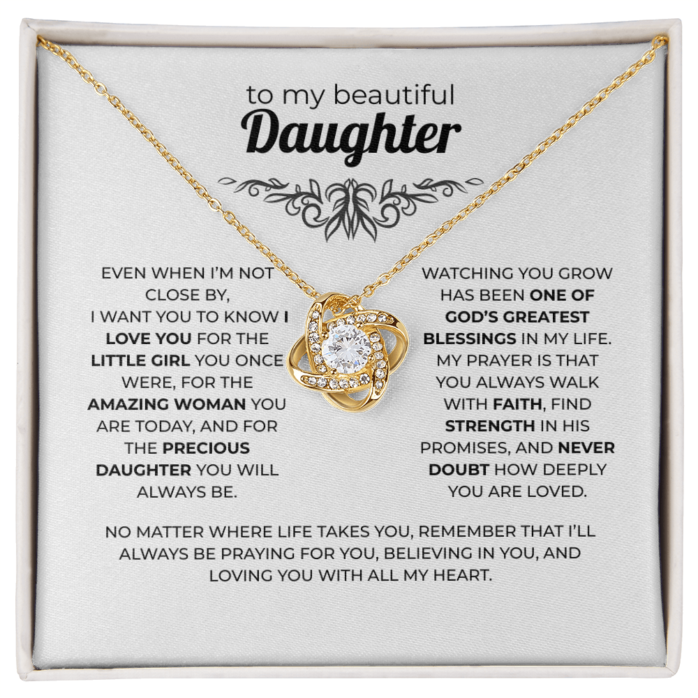 Daughter Necklace – God's Greatest Blessing