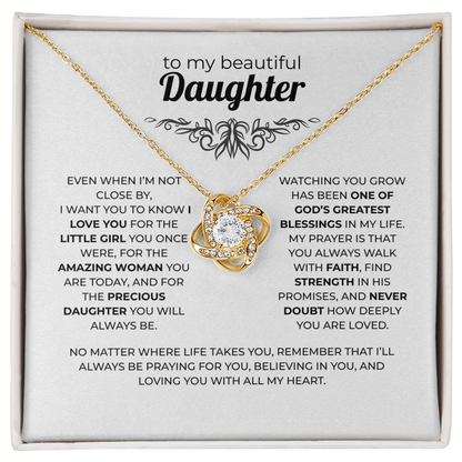 Daughter Necklace – God's Greatest Blessing