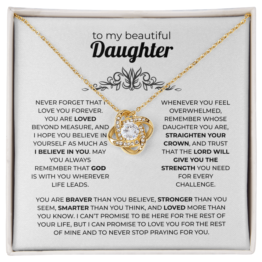 Daughter Necklace – Loved Beyond Measure