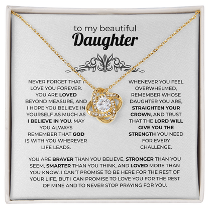 Daughter Necklace – Loved Beyond Measure