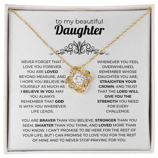 Daughter Necklace – Loved Beyond Measure