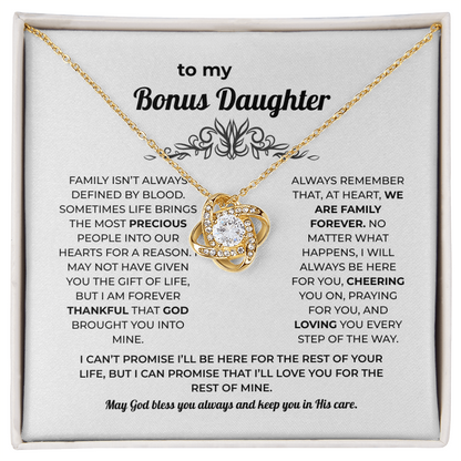 Bonus Daughter Necklace – God Brought You