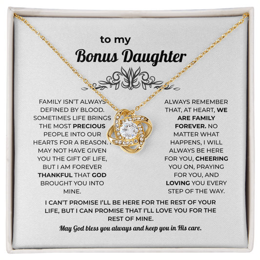 Bonus Daughter Necklace – God Brought You