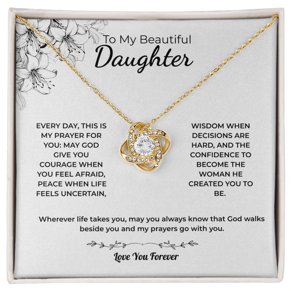 Love Knot Necklace – A Prayer for Daughter