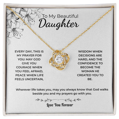 Love Knot Necklace – A Prayer for Daughter