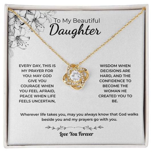 Love Knot Necklace – A Prayer for Daughter