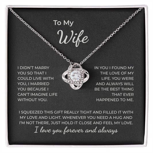 To My Wife – You Are the Love of My Life Necklace