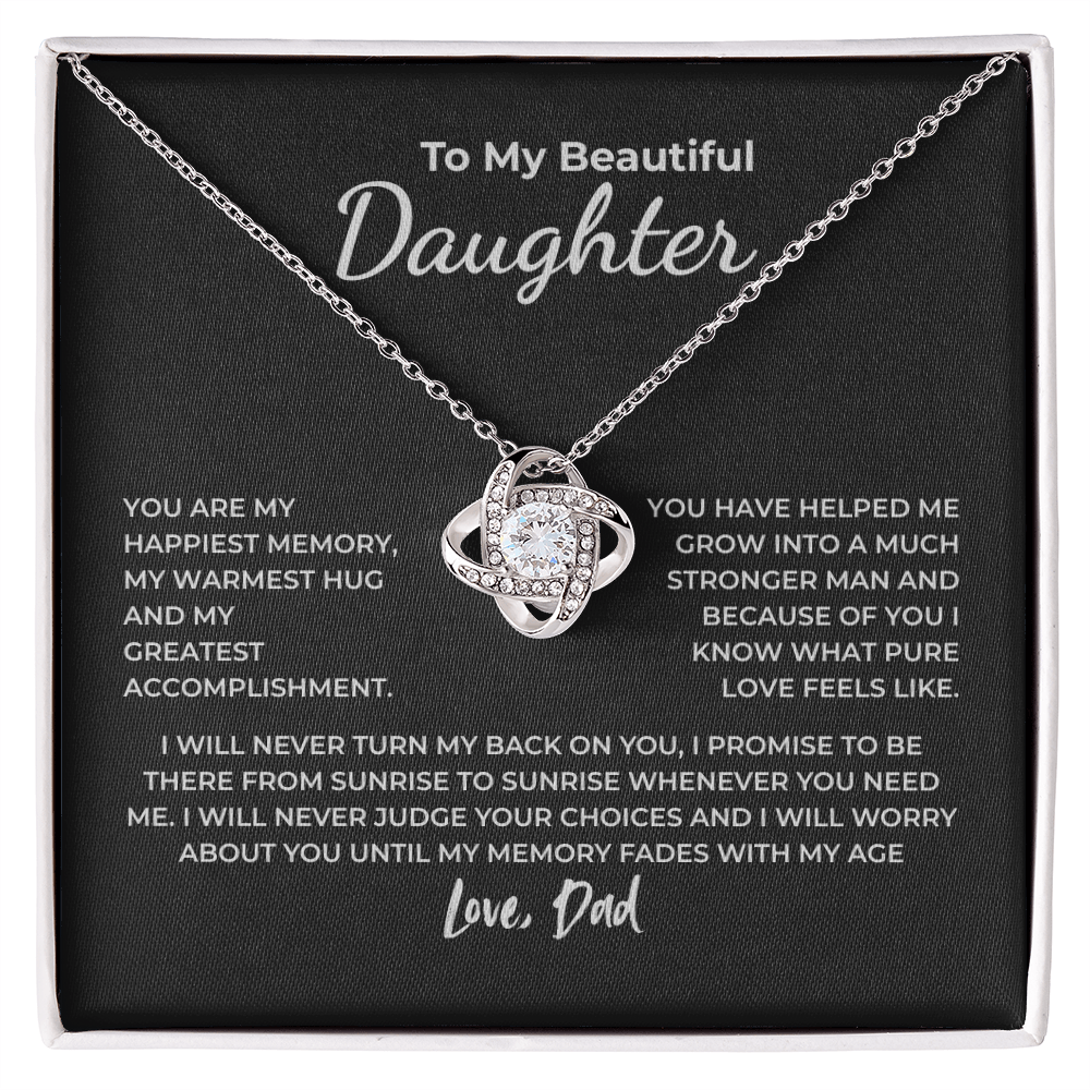To My Daughter – You Are My Happiest Memory Necklace