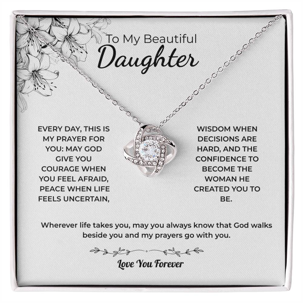 Love Knot Necklace – A Prayer for Daughter