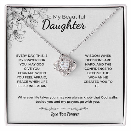 Love Knot Necklace – A Prayer for Daughter