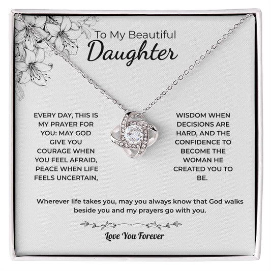 Love Knot Necklace – A Prayer for Daughter