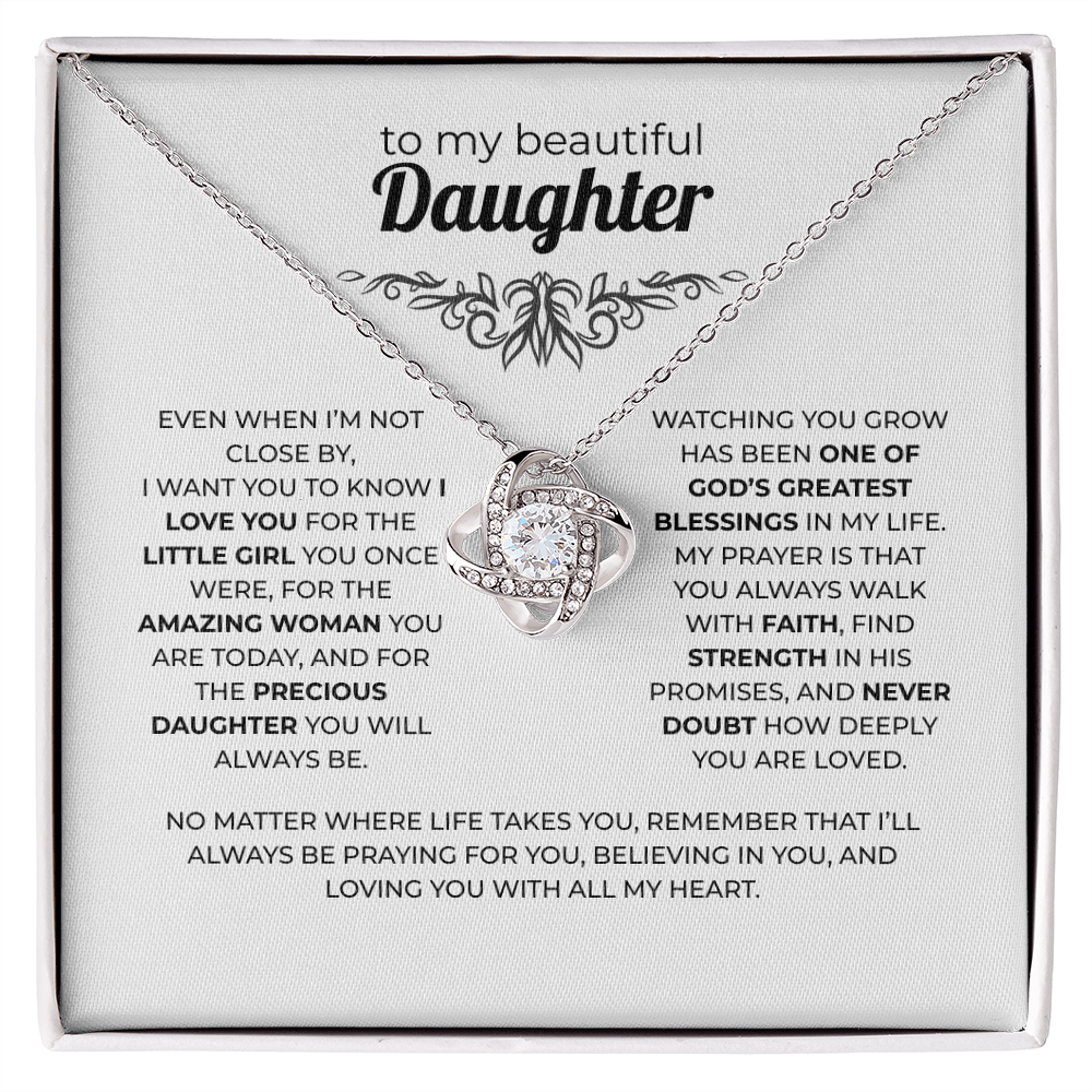 Daughter Necklace – God's Greatest Blessing