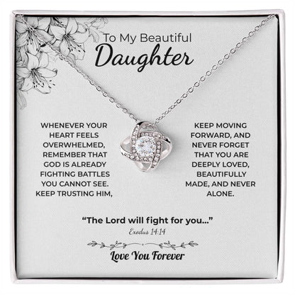 Love Knot Necklace For Daughter – The Lord Fights