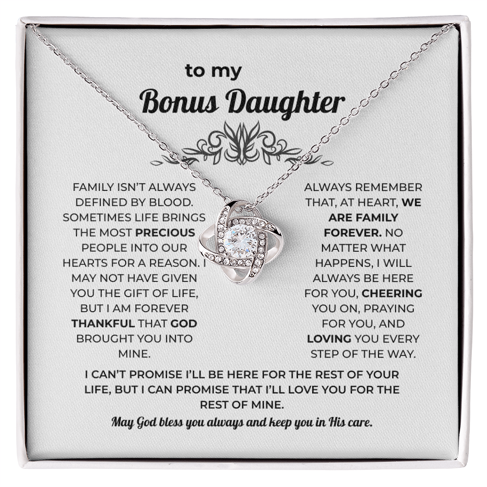 Bonus Daughter Necklace – God Brought You