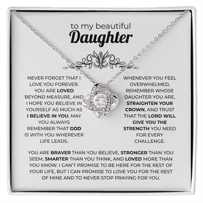 Daughter Necklace – Loved Beyond Measure