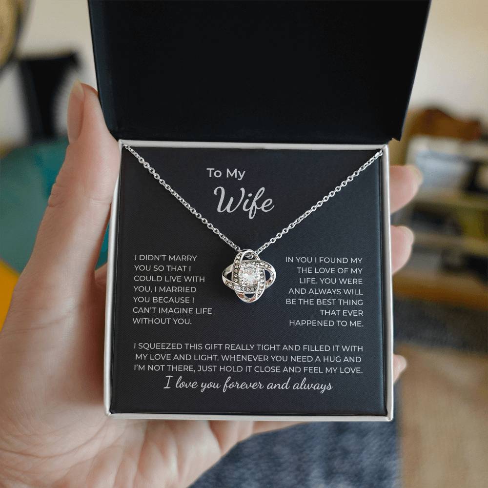 To My Wife – You Are the Love of My Life Necklace