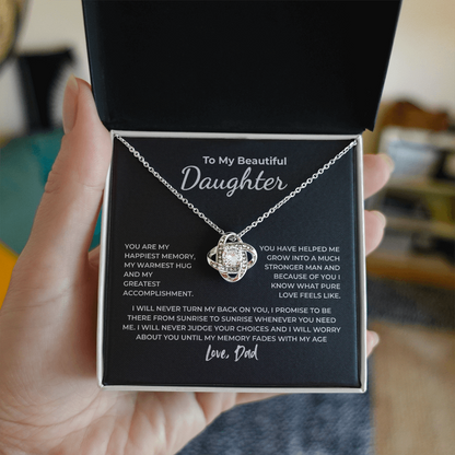 To My Daughter – You Are My Happiest Memory Necklace