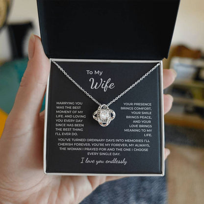 To My Wife – Loving You Every Day Is My Greatest Blessing Necklace