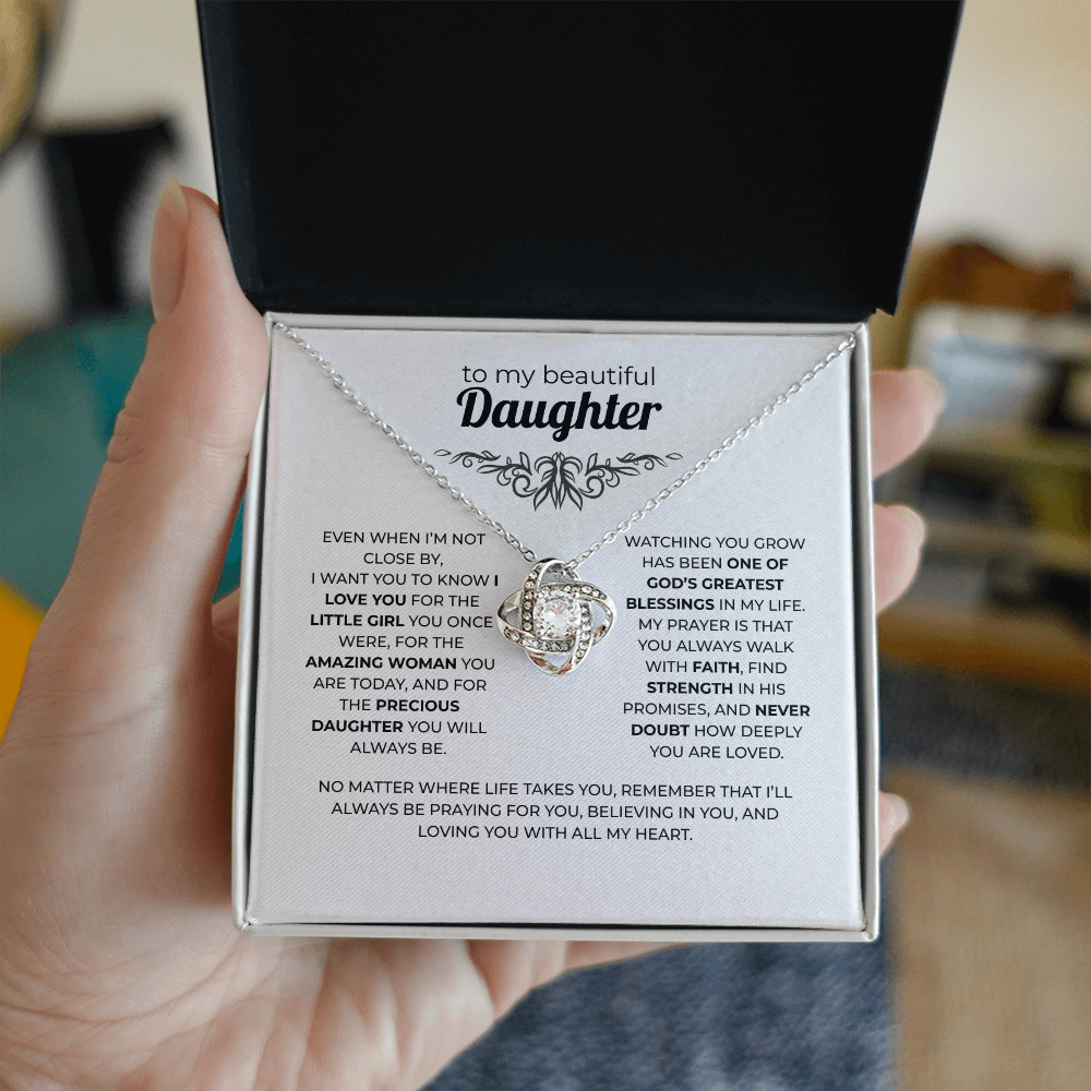 Daughter Necklace – God's Greatest Blessing