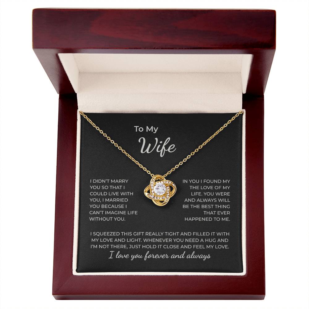 To My Wife – You Are the Love of My Life Necklace