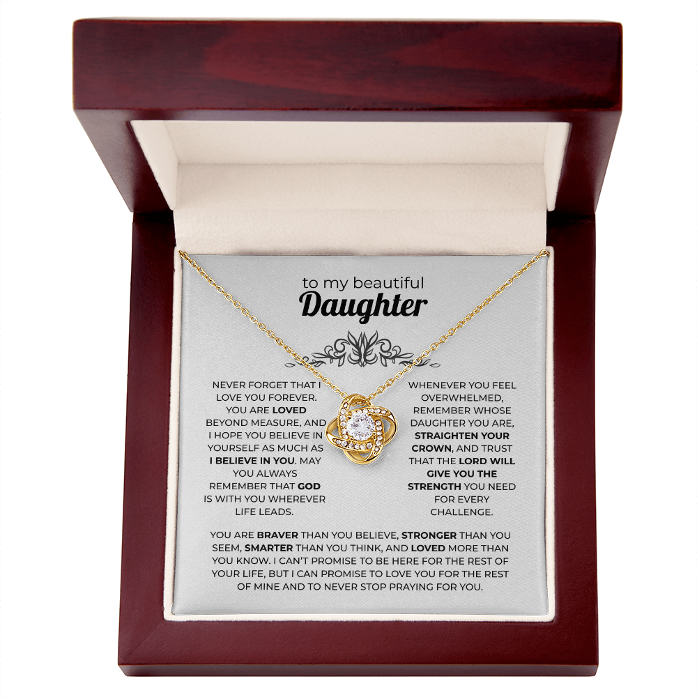 Daughter Necklace – Loved Beyond Measure