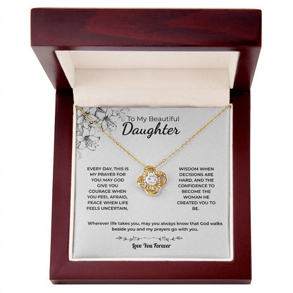Love Knot Necklace – A Prayer for Daughter