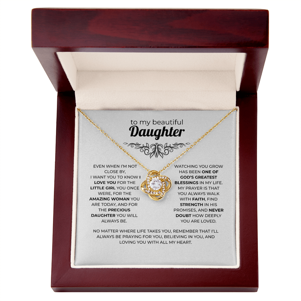 Daughter Necklace – God's Greatest Blessing