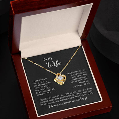 To My Wife – You Are the Love of My Life Necklace